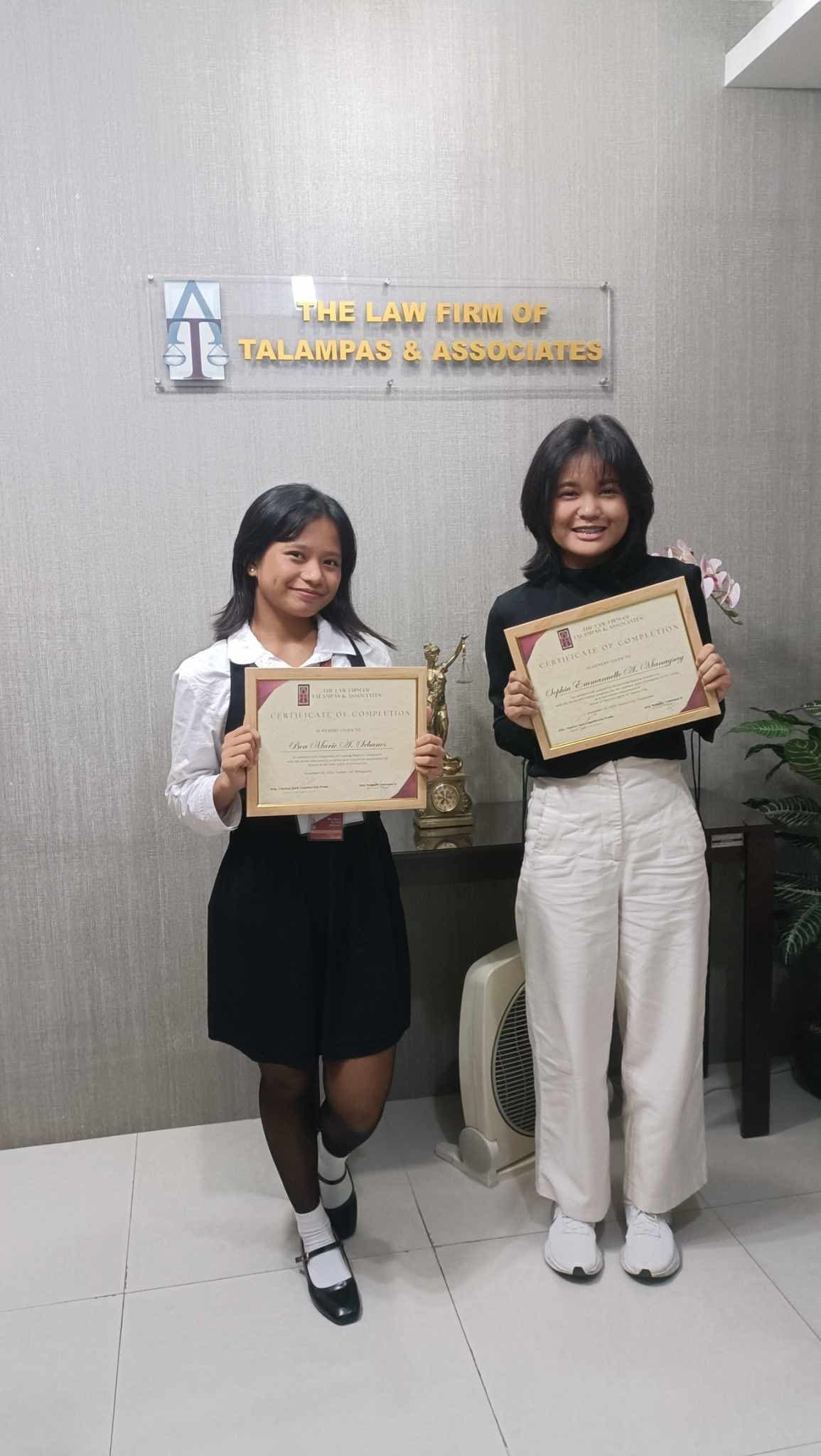 Congratulations to our first batch of Grade 12 trainees on completing your training hours.