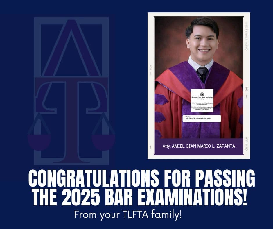 To our brilliant former staff and now, Atty. Amiel Gian Mario L. Zapanta.