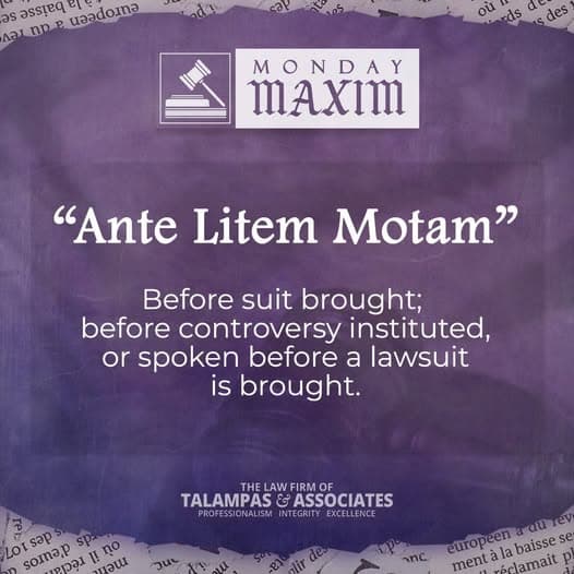 No Motive to Lie: The Logic Behind Ante Litem Motam